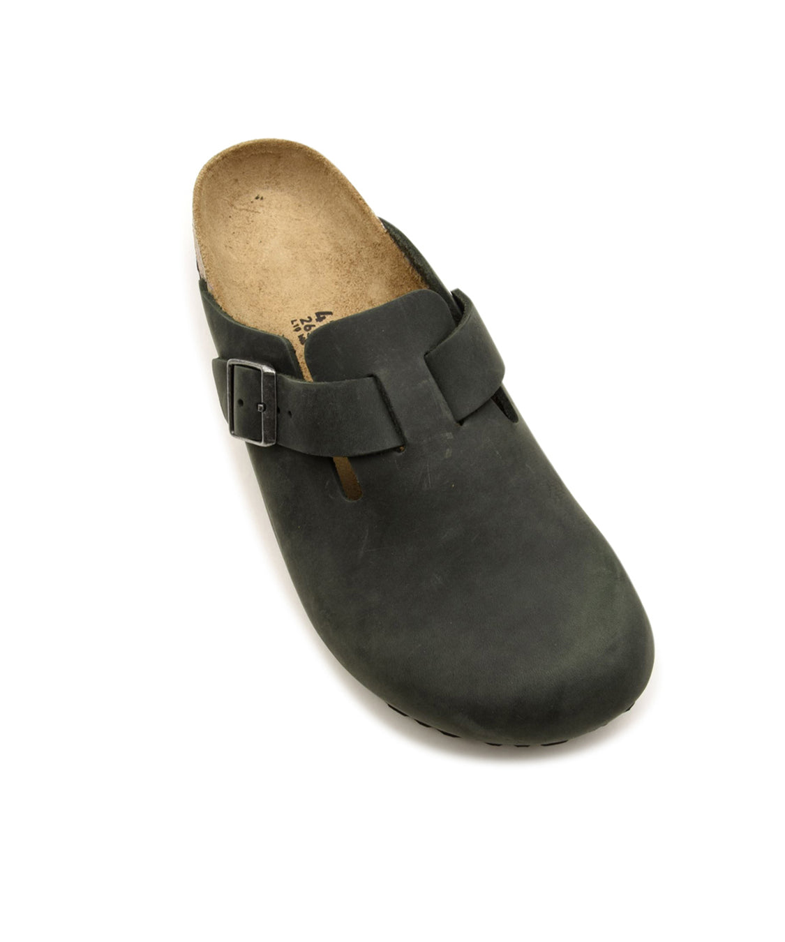 Sabot Boston Oiled Leather BIRKENSTOCK Unisex - Verde