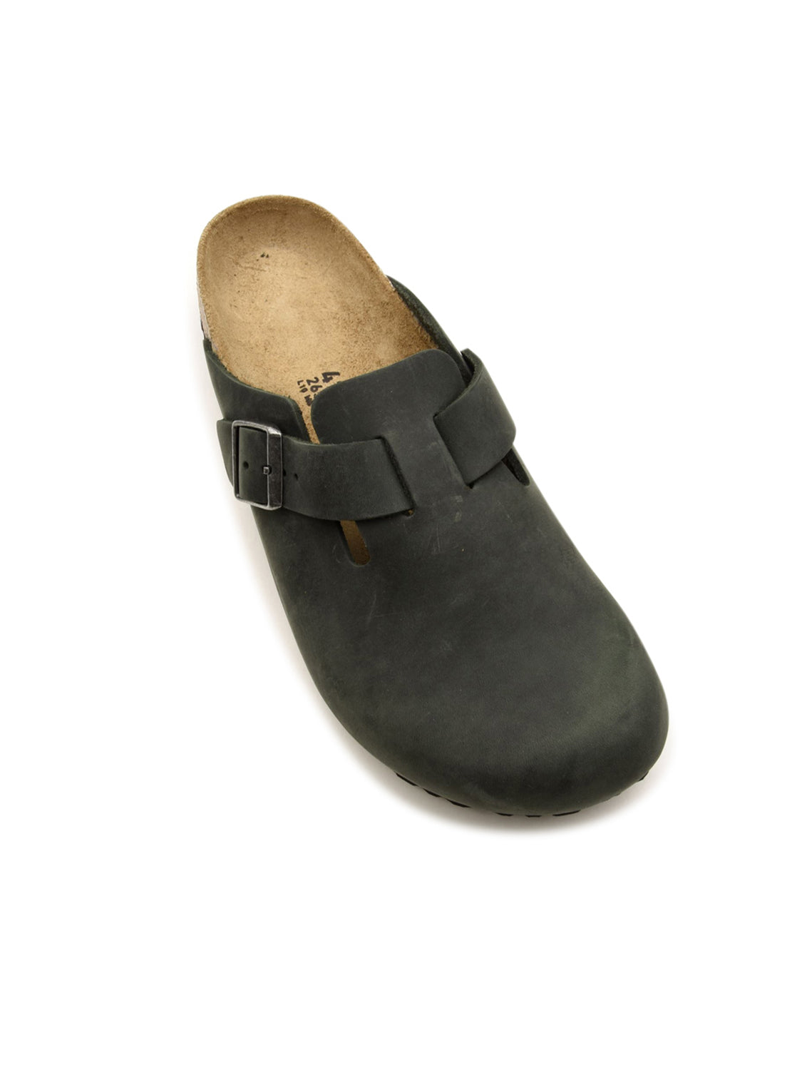 Sabot Boston Oiled Leather BIRKENSTOCK Unisex - Verde