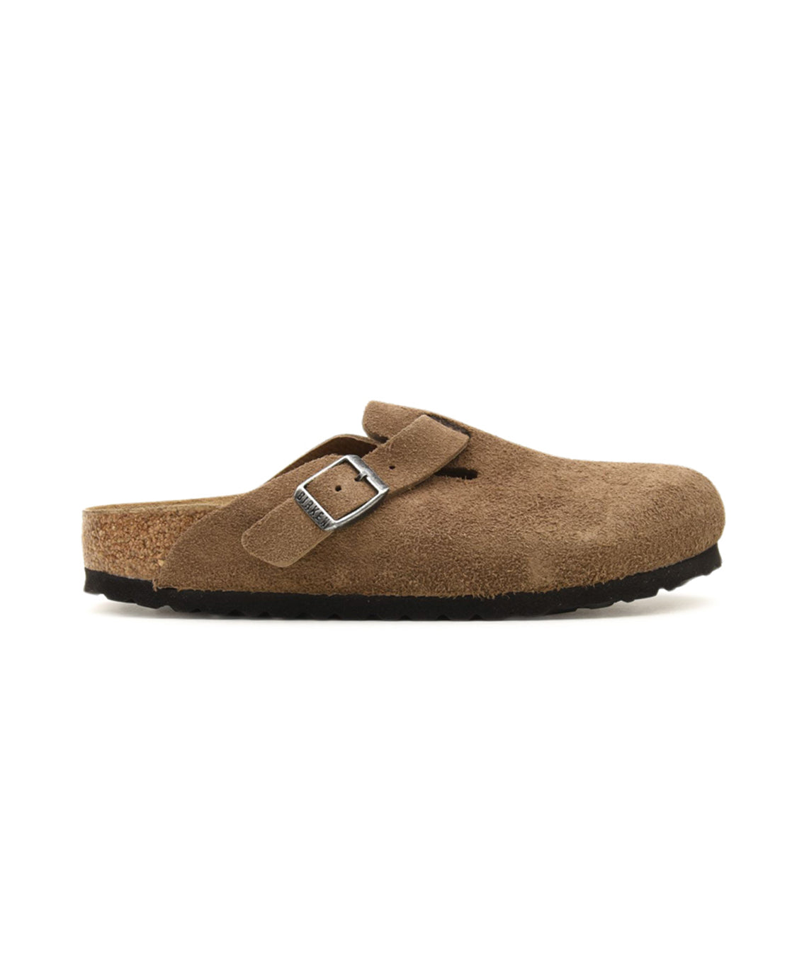 Sabot Boston Suede Leather BIRKENSTOCK Unisex - Marrone