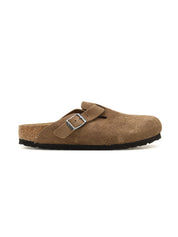 Sabot Boston Suede Leather BIRKENSTOCK Unisex - Marrone