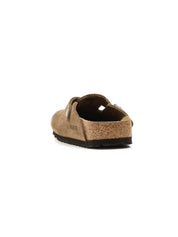 Sabot Boston Suede Leather BIRKENSTOCK Unisex - Marrone