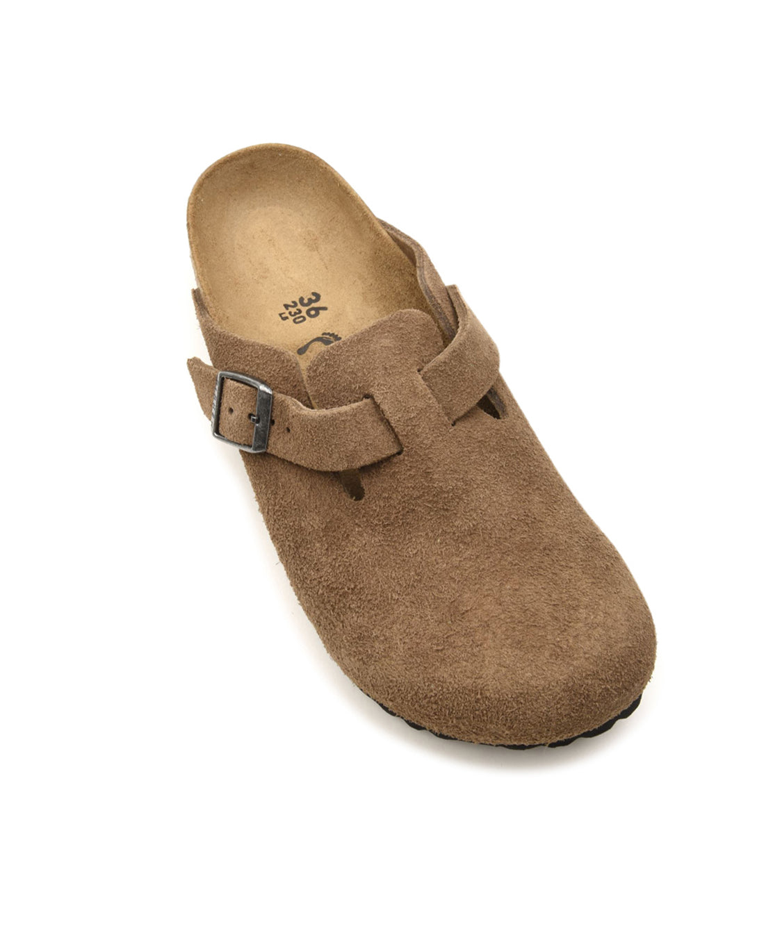 Sabot Boston Suede Leather BIRKENSTOCK Unisex - Marrone
