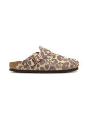 Sabot Boston Suede Leather BIRKENSTOCK Unisex - Beige