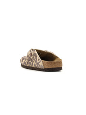 Sabot Boston Suede Leather BIRKENSTOCK Unisex - Beige
