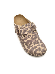 Sabot Boston Suede Leather BIRKENSTOCK Unisex - Beige