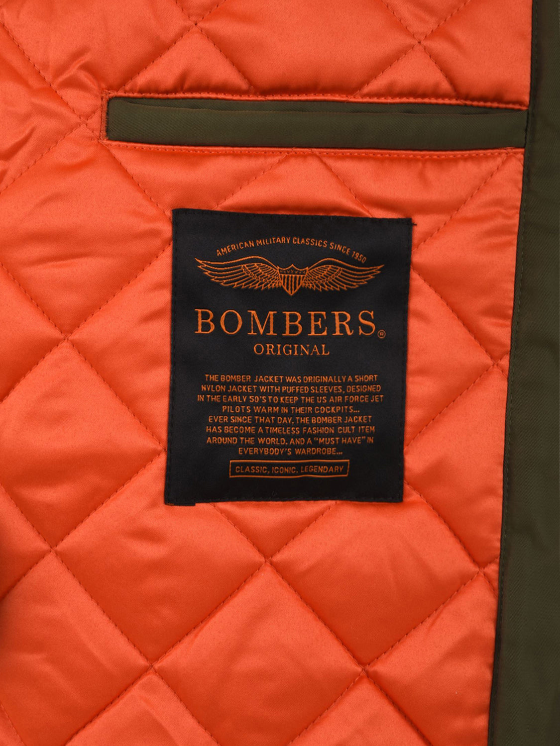 Giubbotto Original BOMBERS ORIGINAL Uomo - Verde