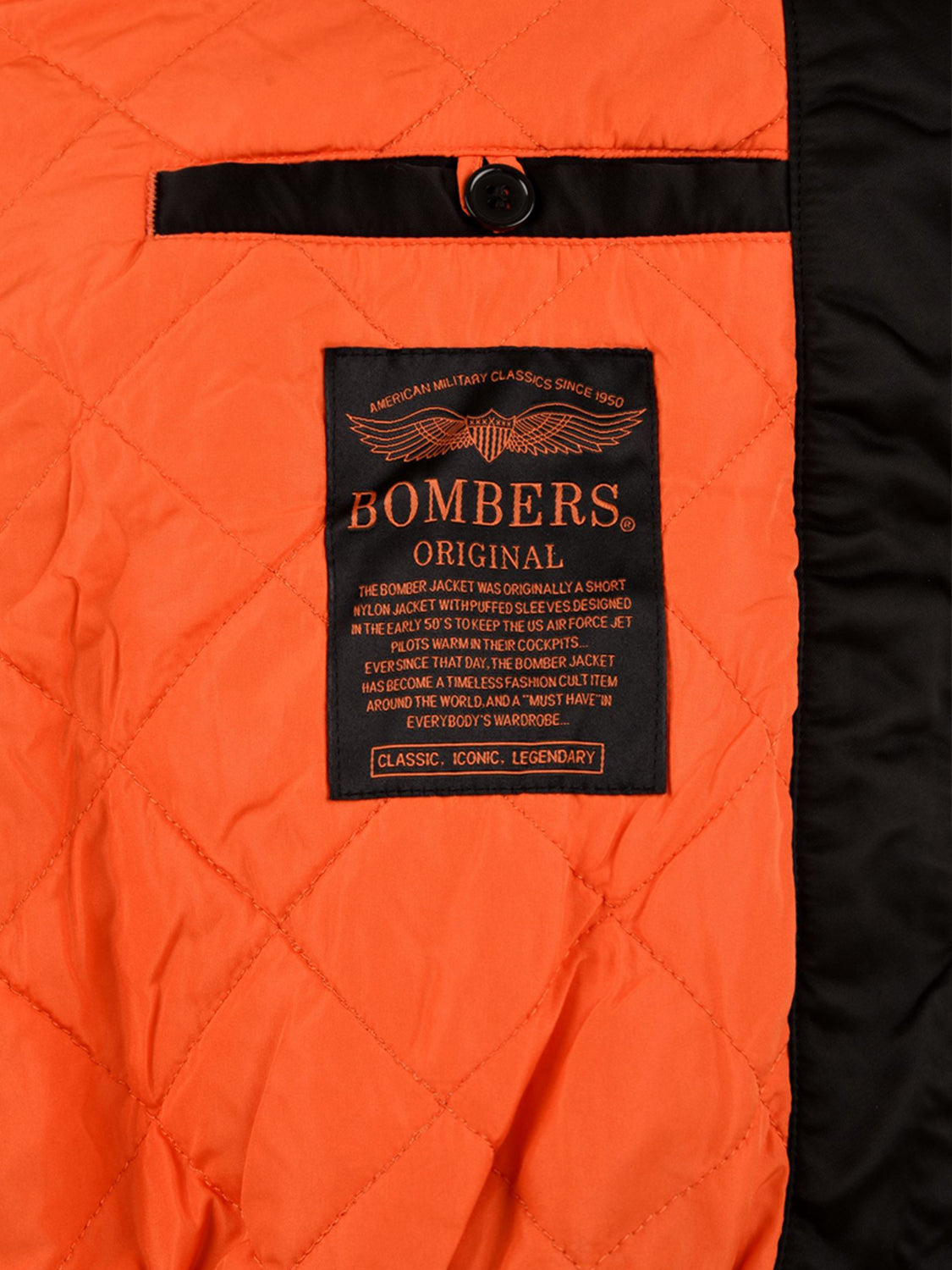 Giubbotto Brixton BOMBERS ORIGINAL Donna - Nero
