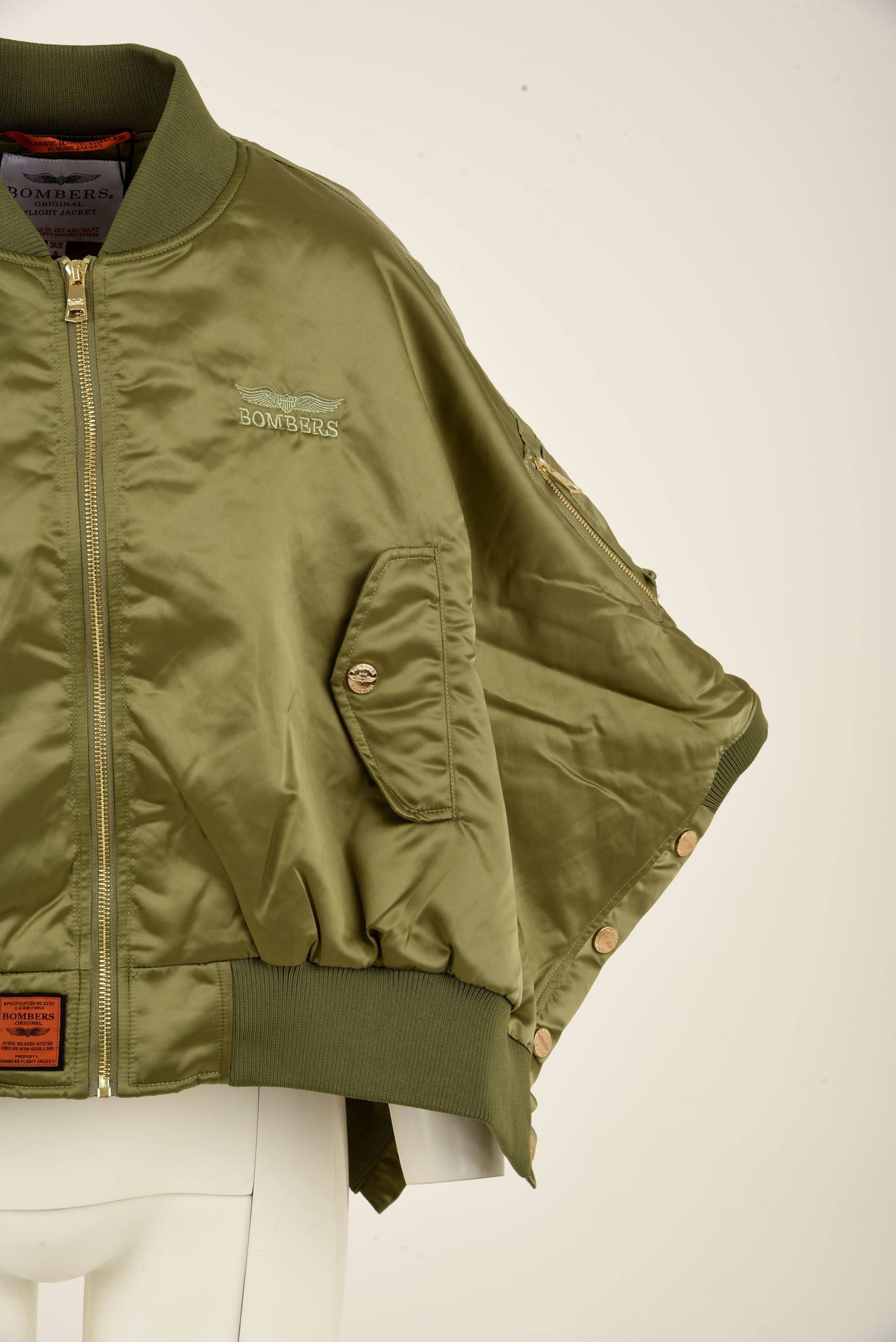 Giubbotto Brixton BOMBERS ORIGINAL Donna - Verde