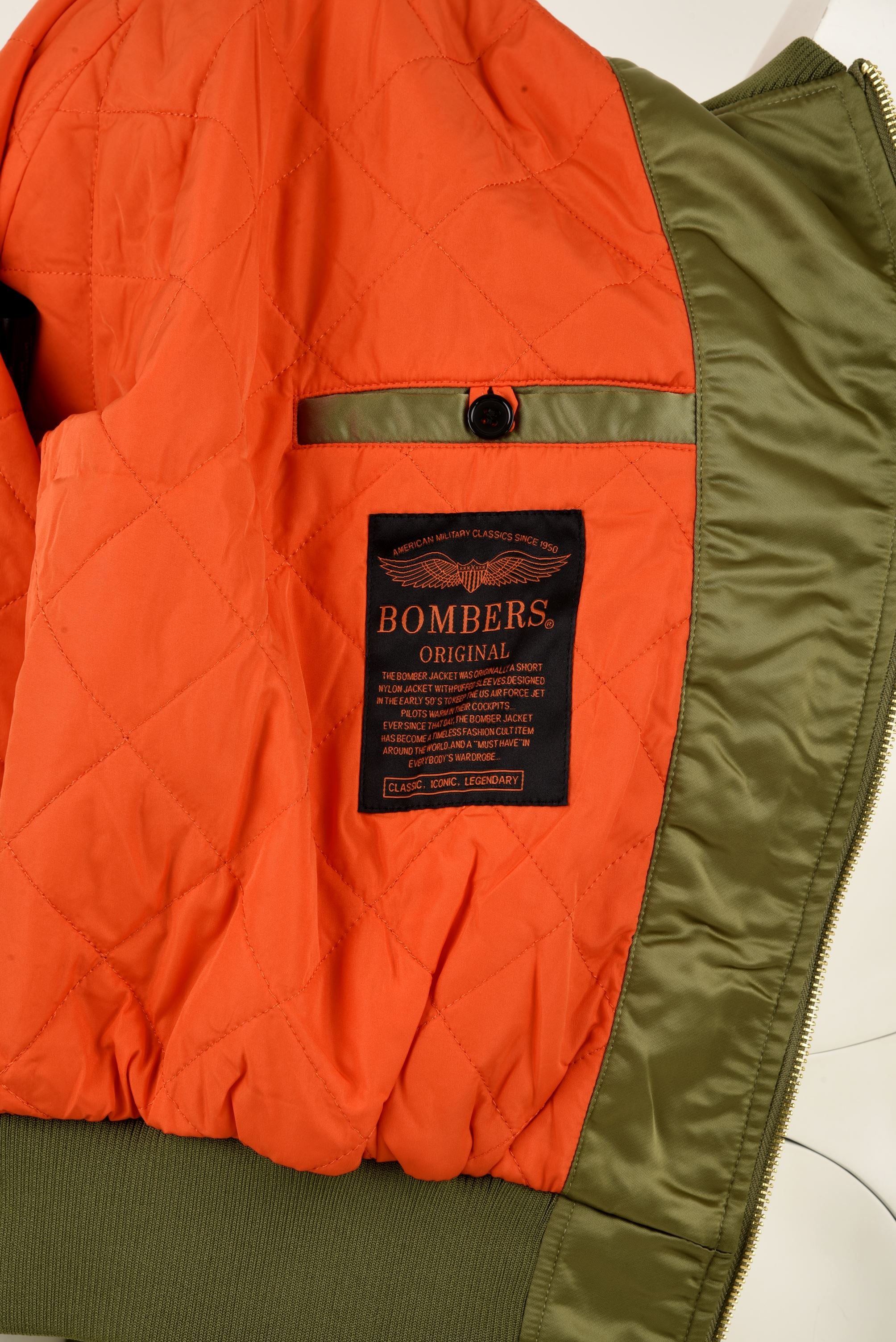 Giubbotto Brixton BOMBERS ORIGINAL Donna - Verde
