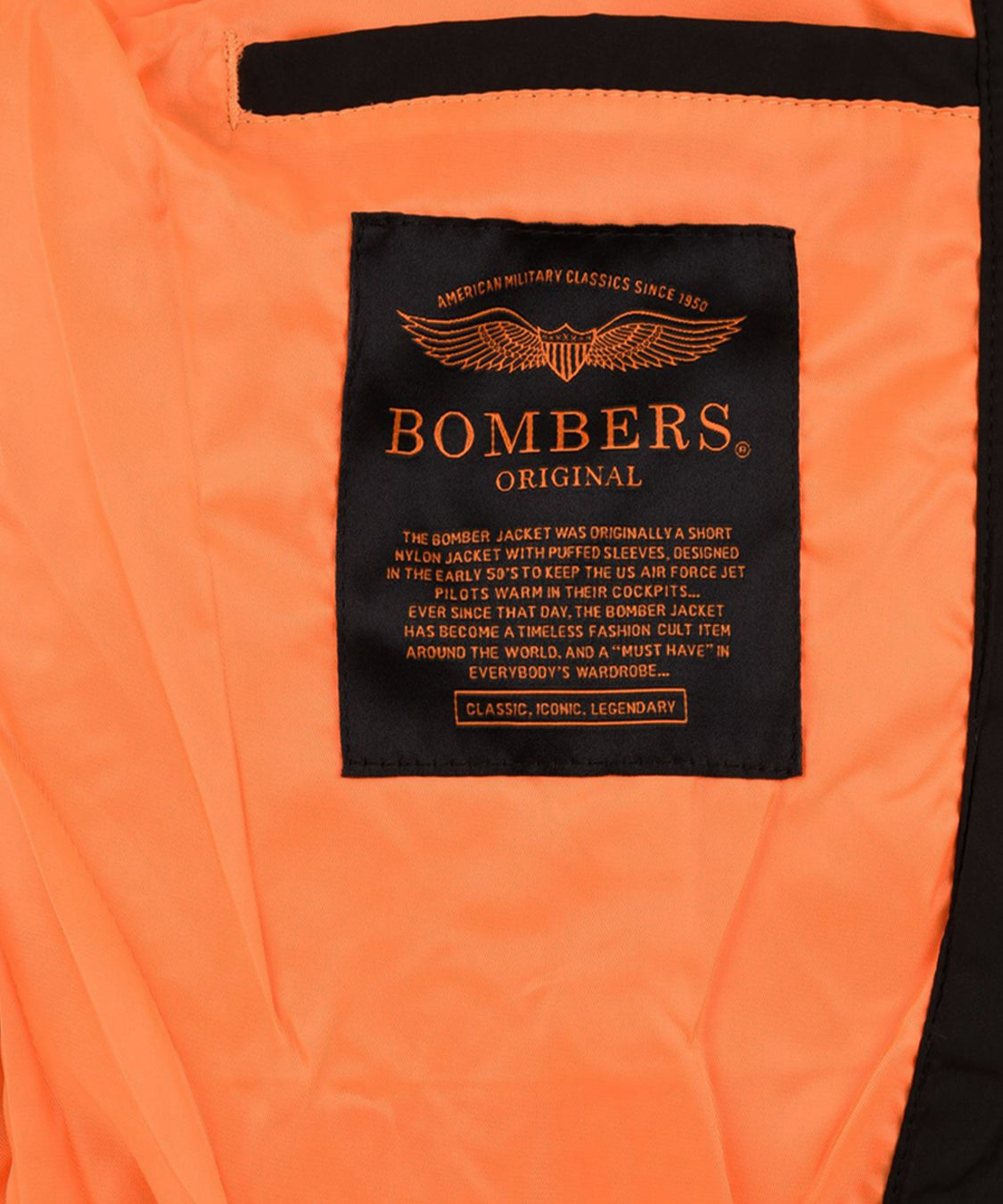Giubbotto Max BOMBERS ORIGINAL Donna - Nero