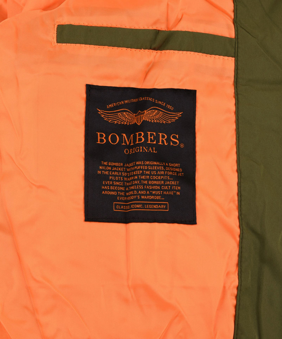 Giubbotto Max BOMBERS ORIGINAL Donna - Verde