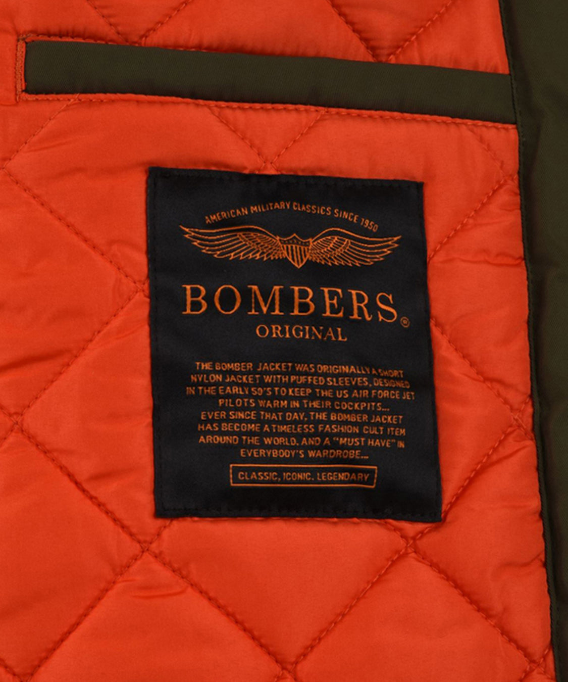 Giubbotto Original 103 BOMBERS ORIGINAL Donna - Verde