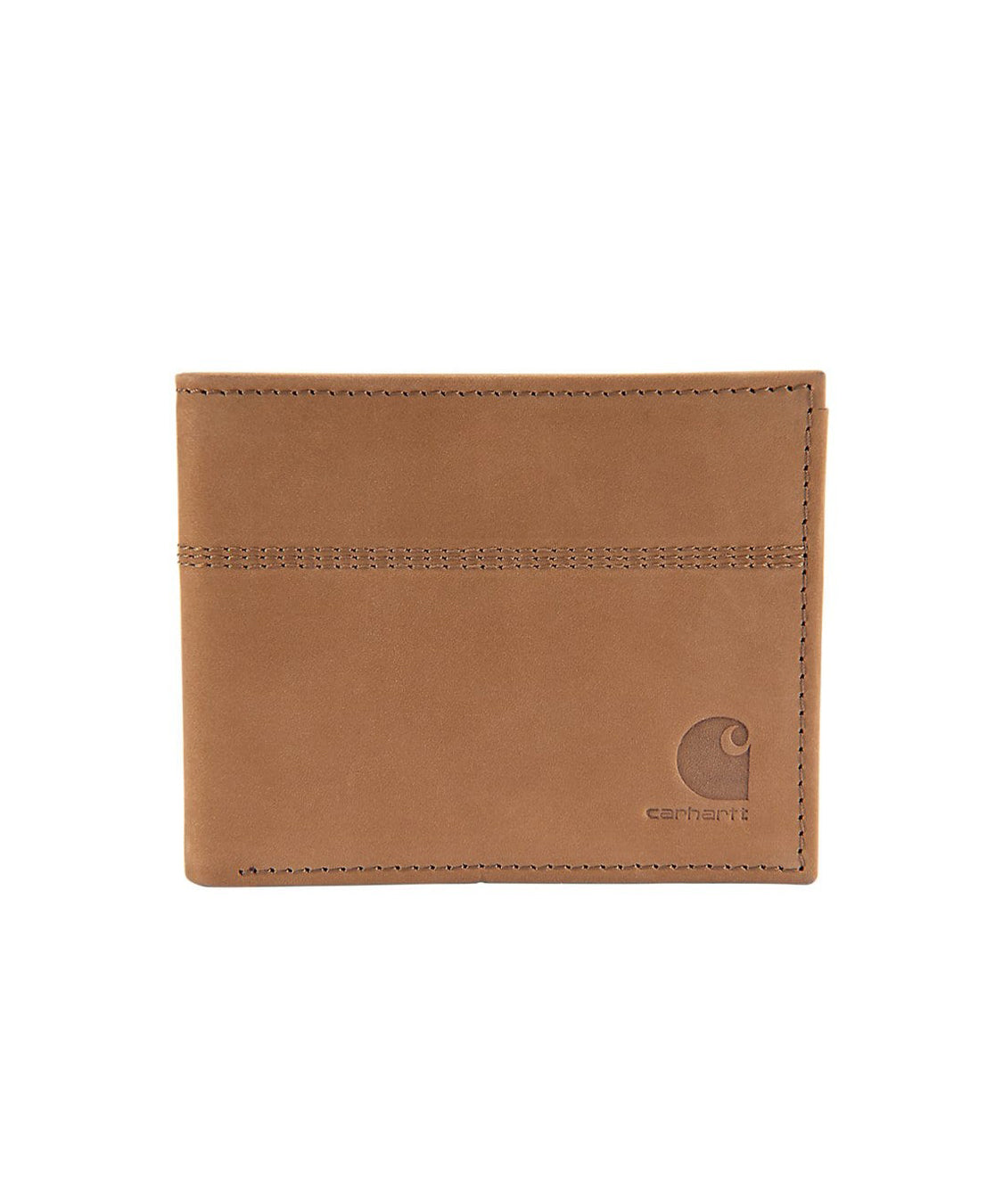 Portafoglio Bifold Saddle Leather CARHARTT Unisex - Marrone