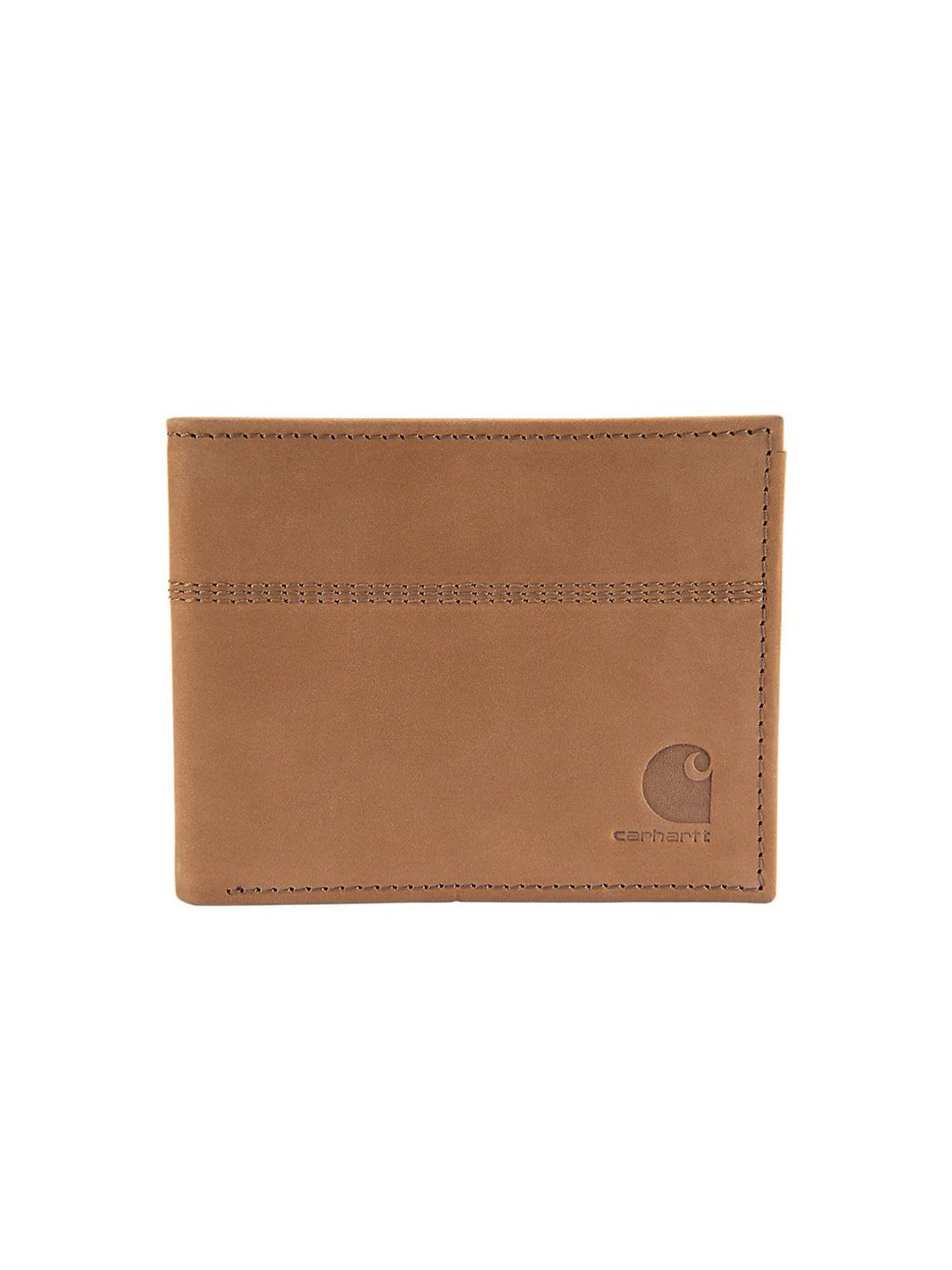 Portafoglio Bifold Saddle Leather CARHARTT Unisex - Marrone