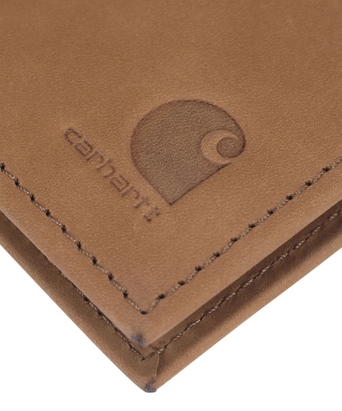 Portafoglio Bifold Saddle Leather CARHARTT Unisex - Marrone