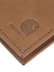 Portafoglio Bifold Saddle Leather CARHARTT Unisex - Marrone