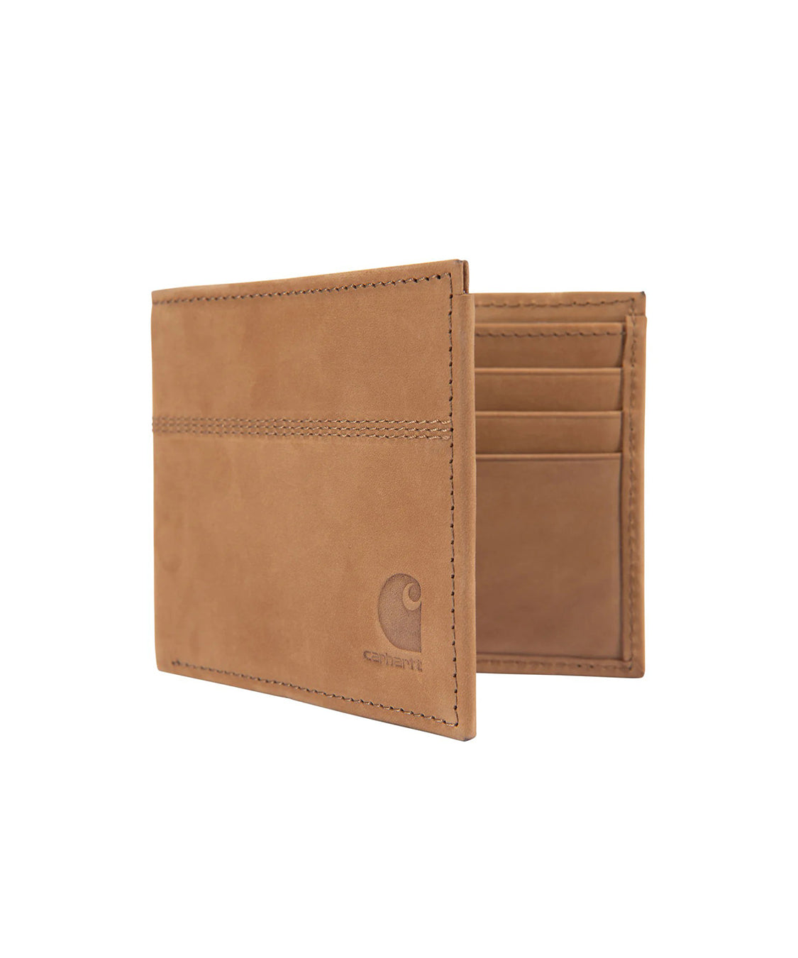 Portafoglio Bifold Saddle Leather CARHARTT Unisex - Marrone