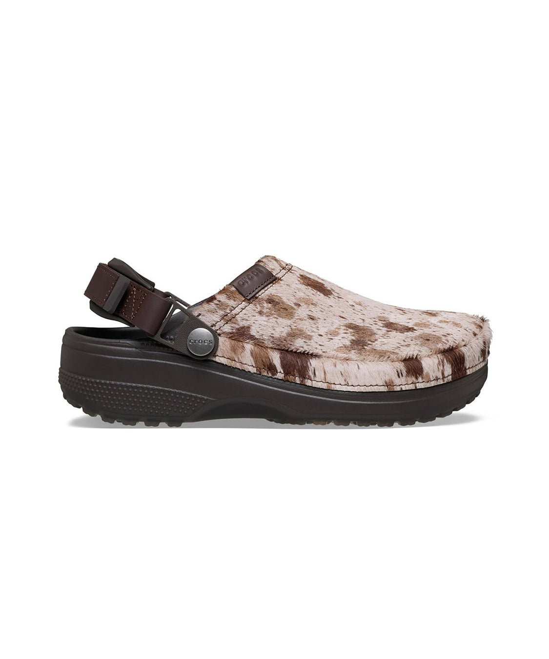 Sabot Classic Crafted Pony Hair CROCS Donna - Marrone