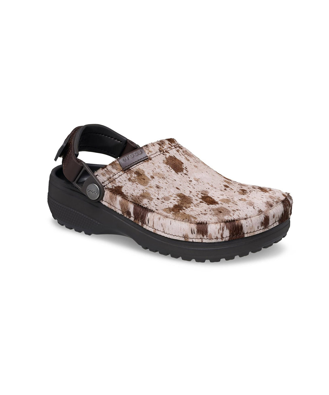 Sabot Classic Crafted Pony Hair CROCS Donna - Marrone