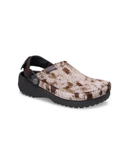 Sabot Classic Crafted Pony Hair CROCS Donna - Marrone