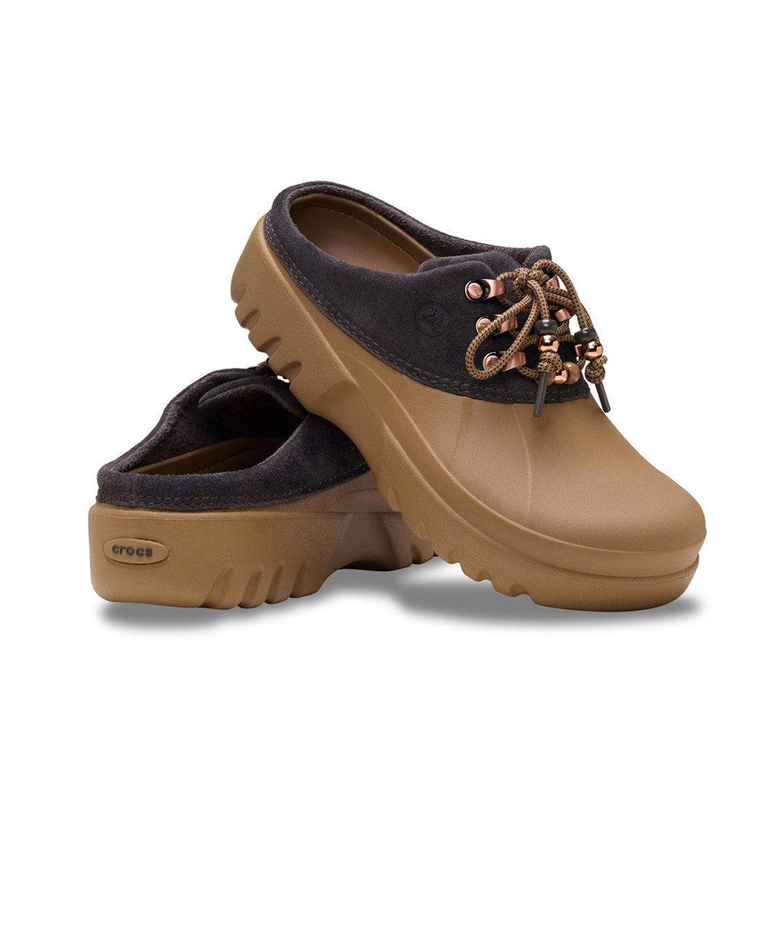 Sabot Axle Suede Mule CROCS Donna - Marrone