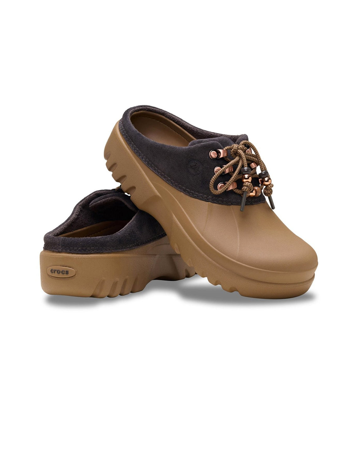 Sabot Axle Suede Mule CROCS Donna - Marrone