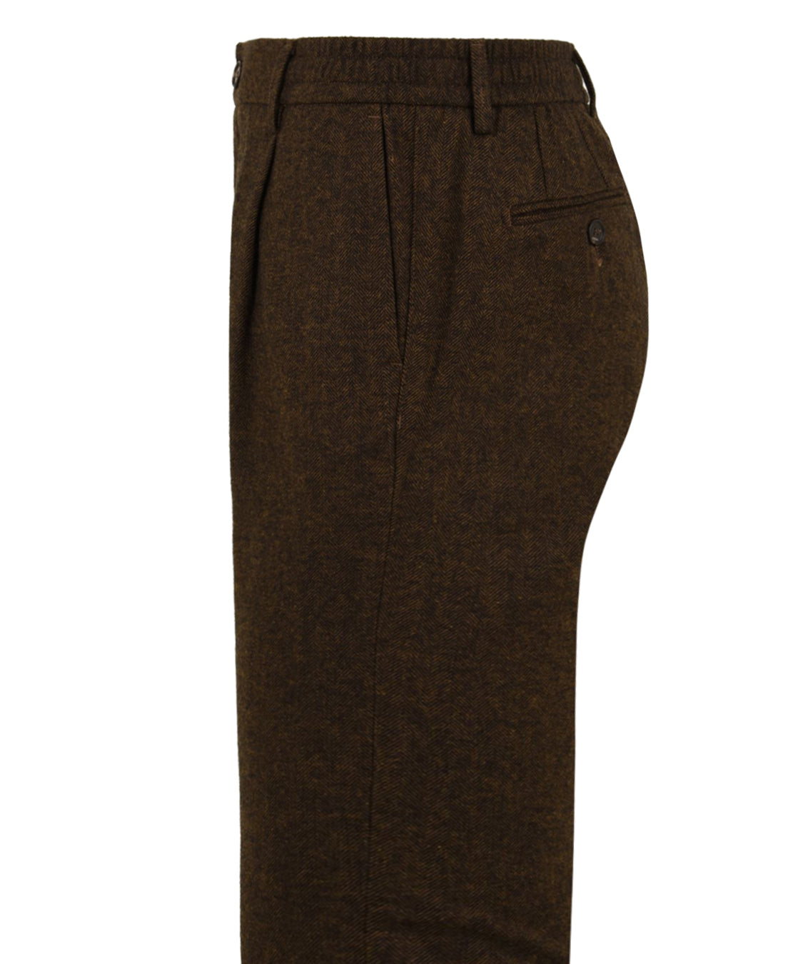 Pantalone Mitte in tessuto spigato CRUNA Uomo - Marrone