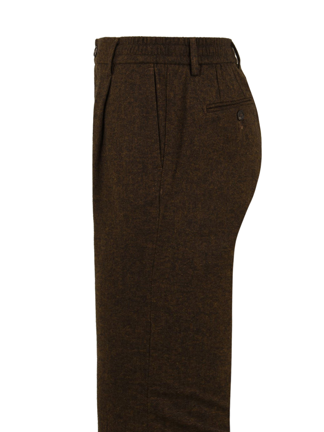 Pantalone Mitte in tessuto spigato CRUNA Uomo - Marrone