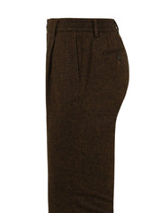 Pantalone Mitte in tessuto spigato CRUNA Uomo - Marrone