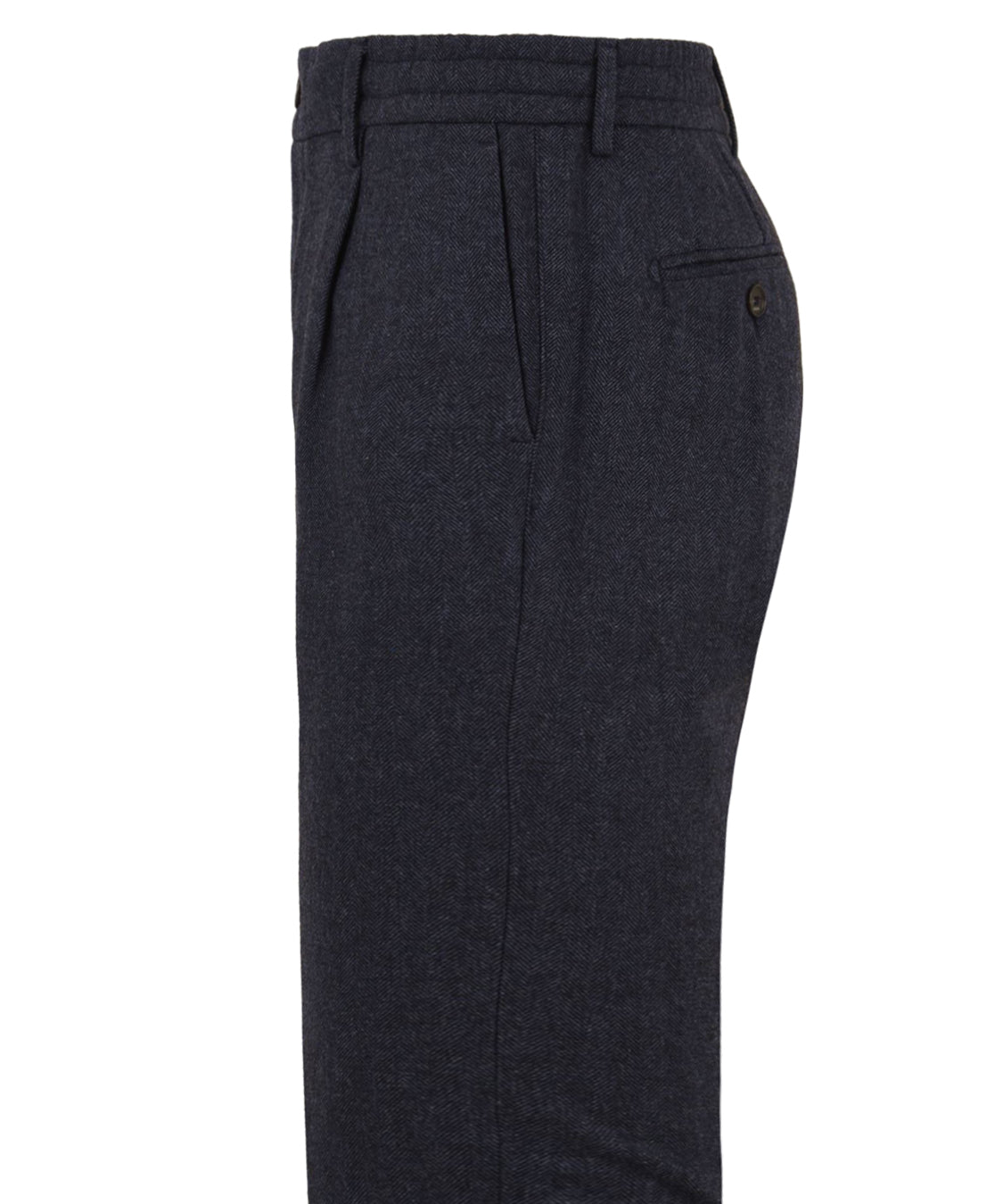 Pantalone Mitte in tessuto spigato CRUNA Uomo - Blue