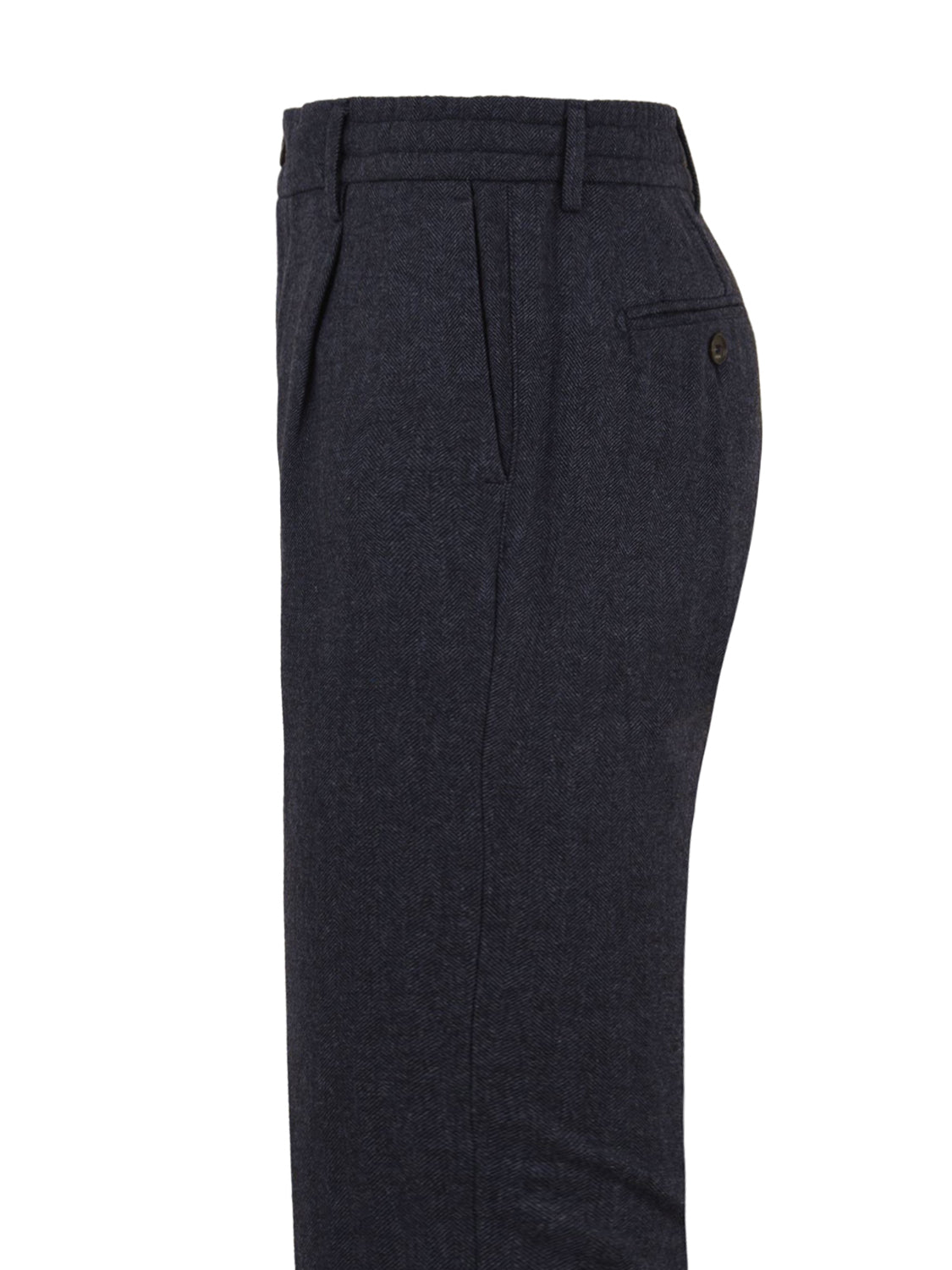 Pantalone Mitte in tessuto spigato CRUNA Uomo - Blue