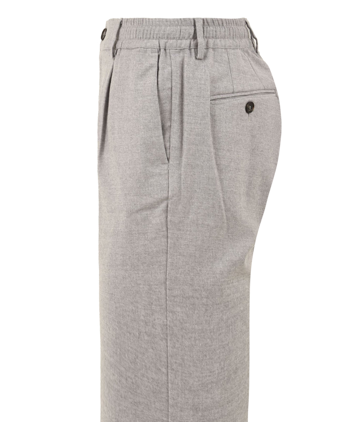 Pantalone Mitte in flanella di lana CRUNA Uomo - Grigio