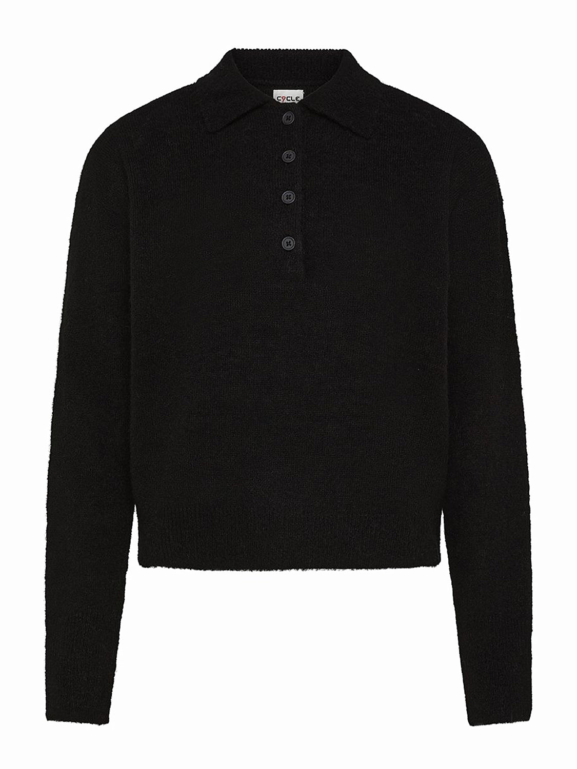 Polo manica lunga Maia CYCLE Donna - Nero