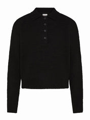 Polo manica lunga Maia CYCLE Donna - Nero