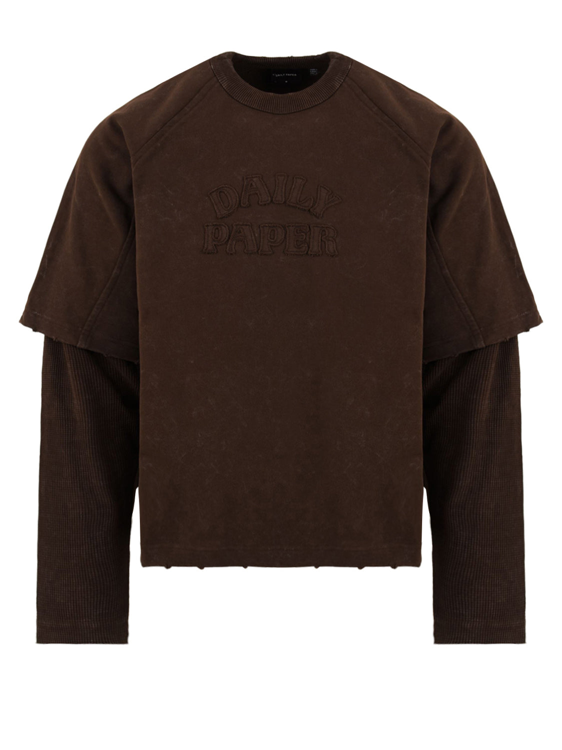 T-shirt double layered DAILY PAPER Uomo - Marrone