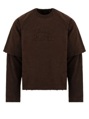 T-shirt double layered DAILY PAPER Uomo - Marrone