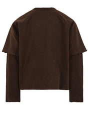 T-shirt double layered DAILY PAPER Uomo - Marrone