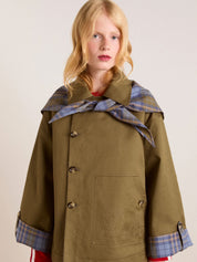 Trench Reversible Jerry Crop DAMSON MADDER Donna - Olive