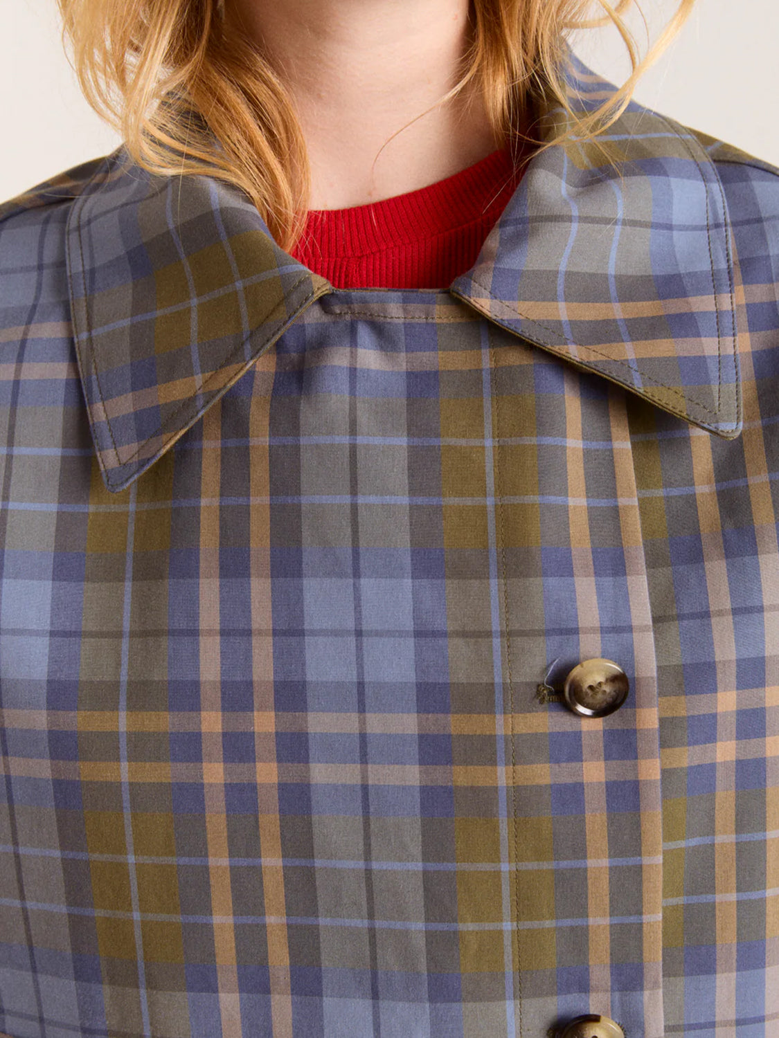 Trench Reversible Jerry Crop DAMSON MADDER Donna - Olive