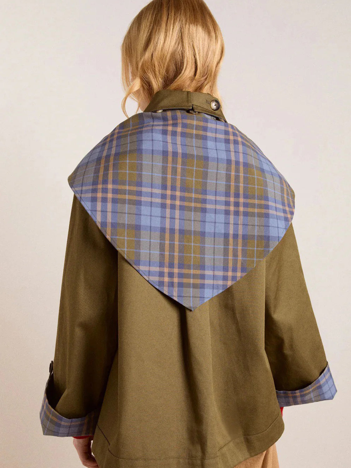 Trench Reversible Jerry Crop DAMSON MADDER Donna - Olive