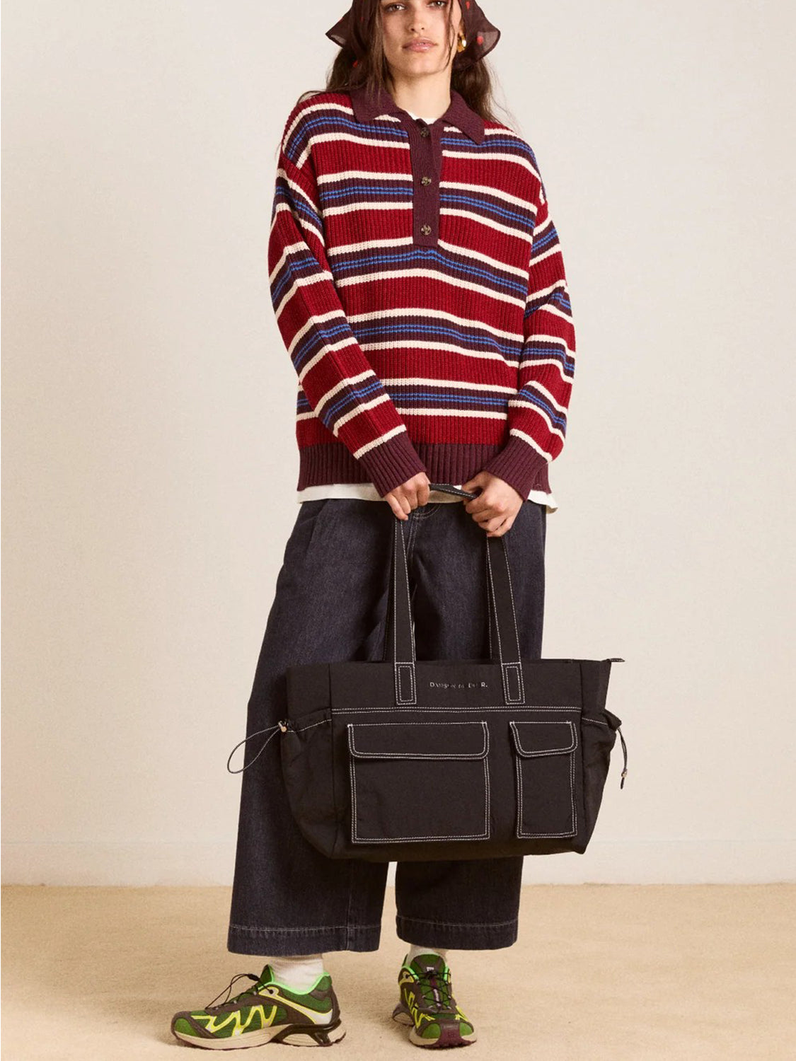 Borsa Tote Eliza Techy DAMSON MADDER Donna - Nero