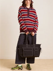 Borsa Tote Eliza Techy DAMSON MADDER Donna - Nero