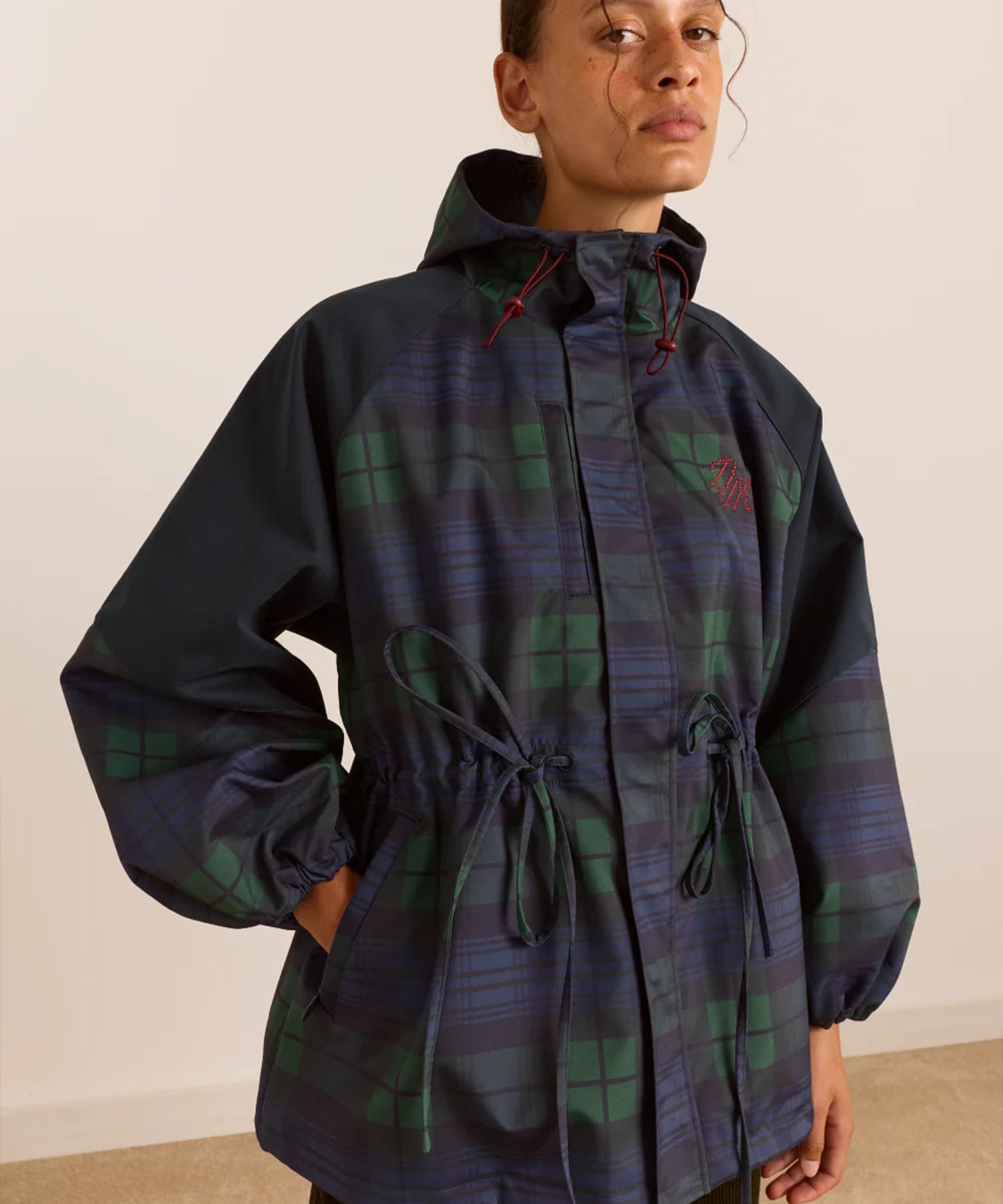 Giubbotto Liu Raincoat DAMSON MADDER Donna - Blue