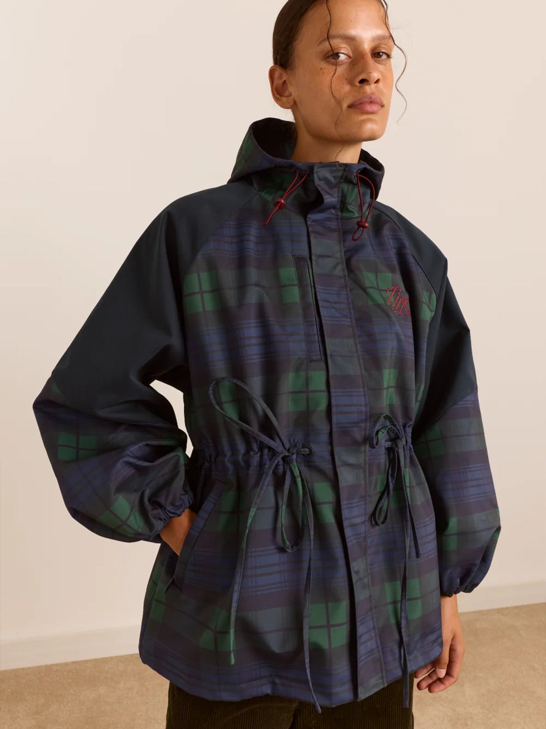 Giubbotto Liu Raincoat DAMSON MADDER Donna - Blue