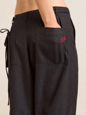 Pantalone Tatianna DAMSON MADDER Donna - Pinstripe