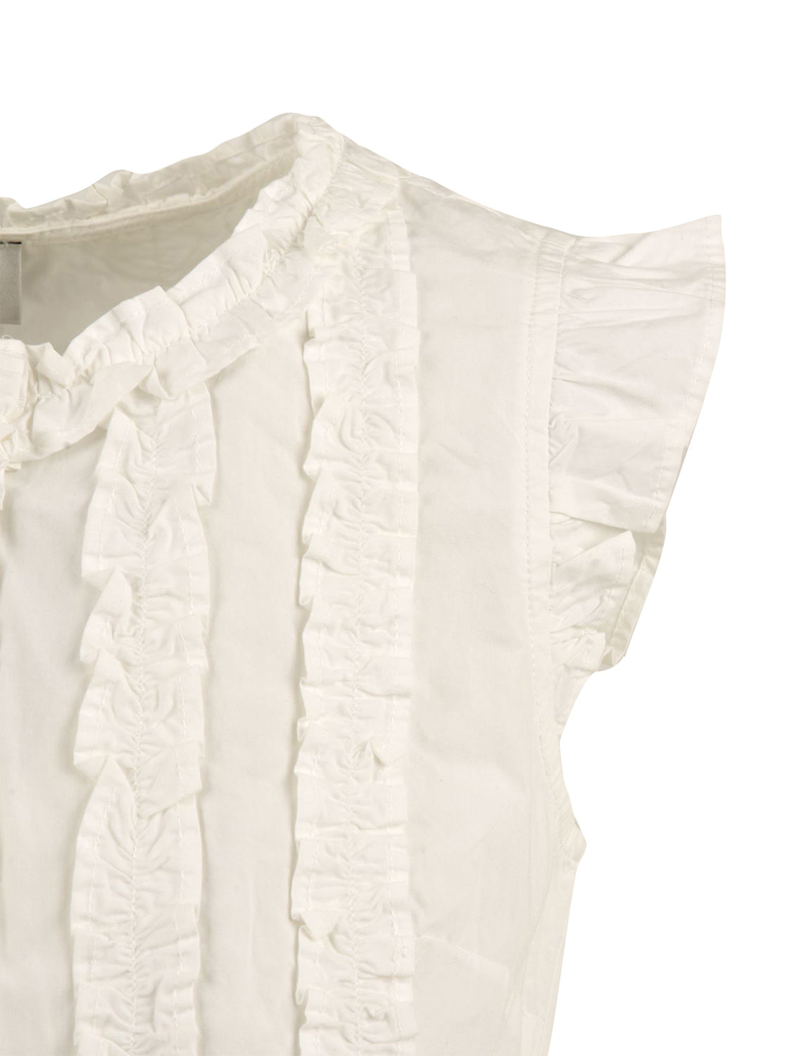 Blusa Leighton Ruffle DAMSON MADDER Donna - Bianco