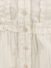 Blusa Leighton Ruffle DAMSON MADDER Donna - Bianco