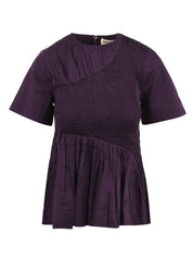 Top Emmy Shirred DAMSON MADDER Donna - Viola
