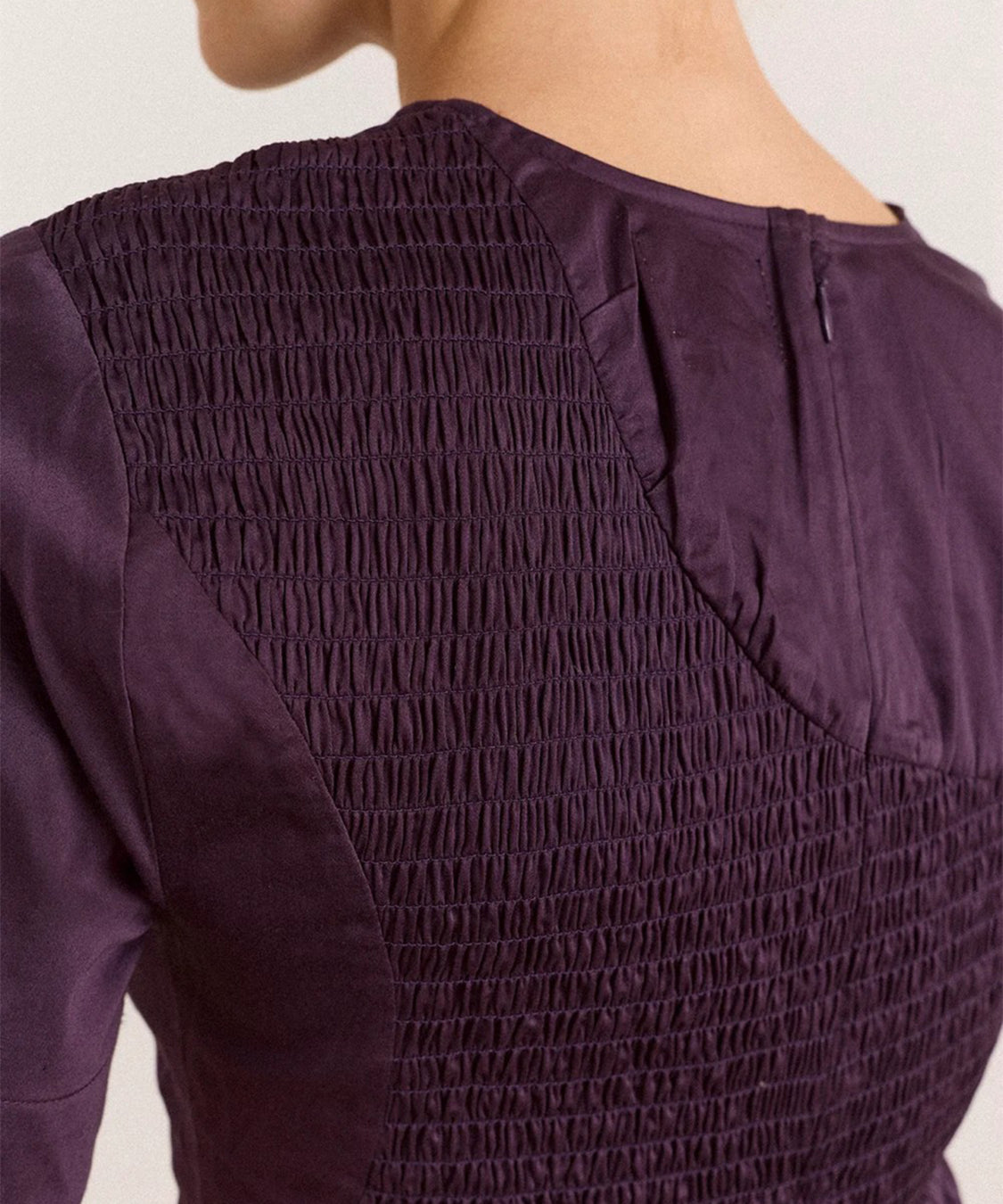 Top Emmy Shirred DAMSON MADDER Donna - Viola