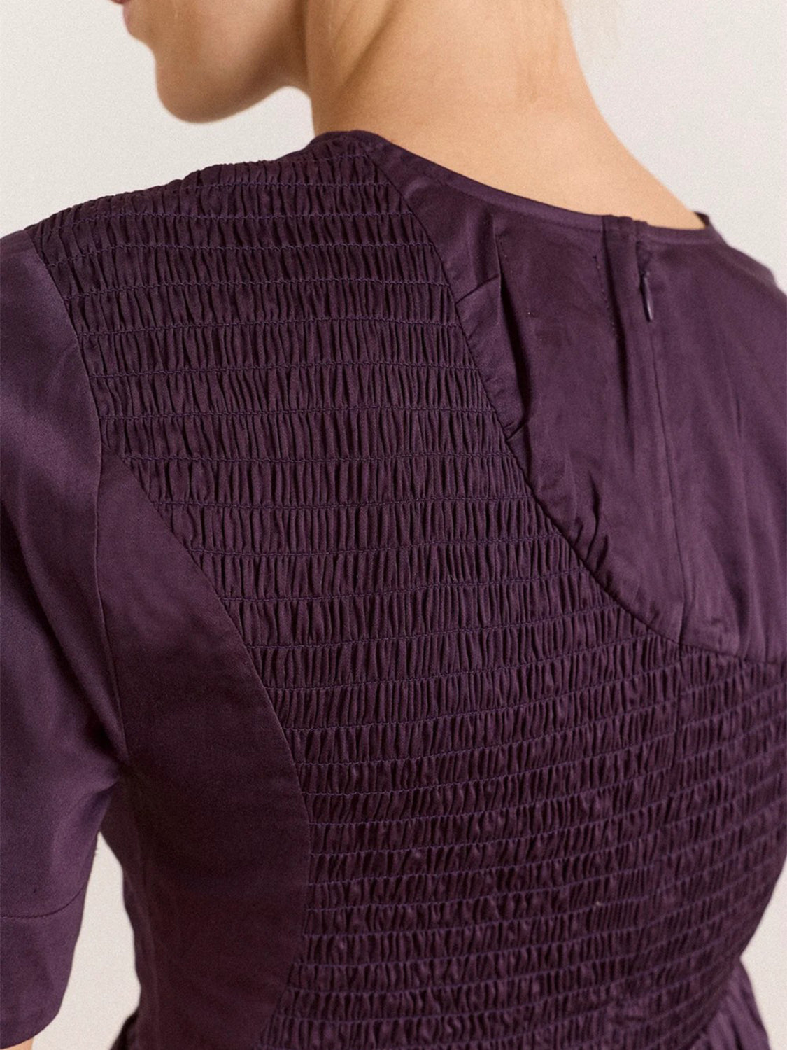 Top Emmy Shirred DAMSON MADDER Donna - Viola
